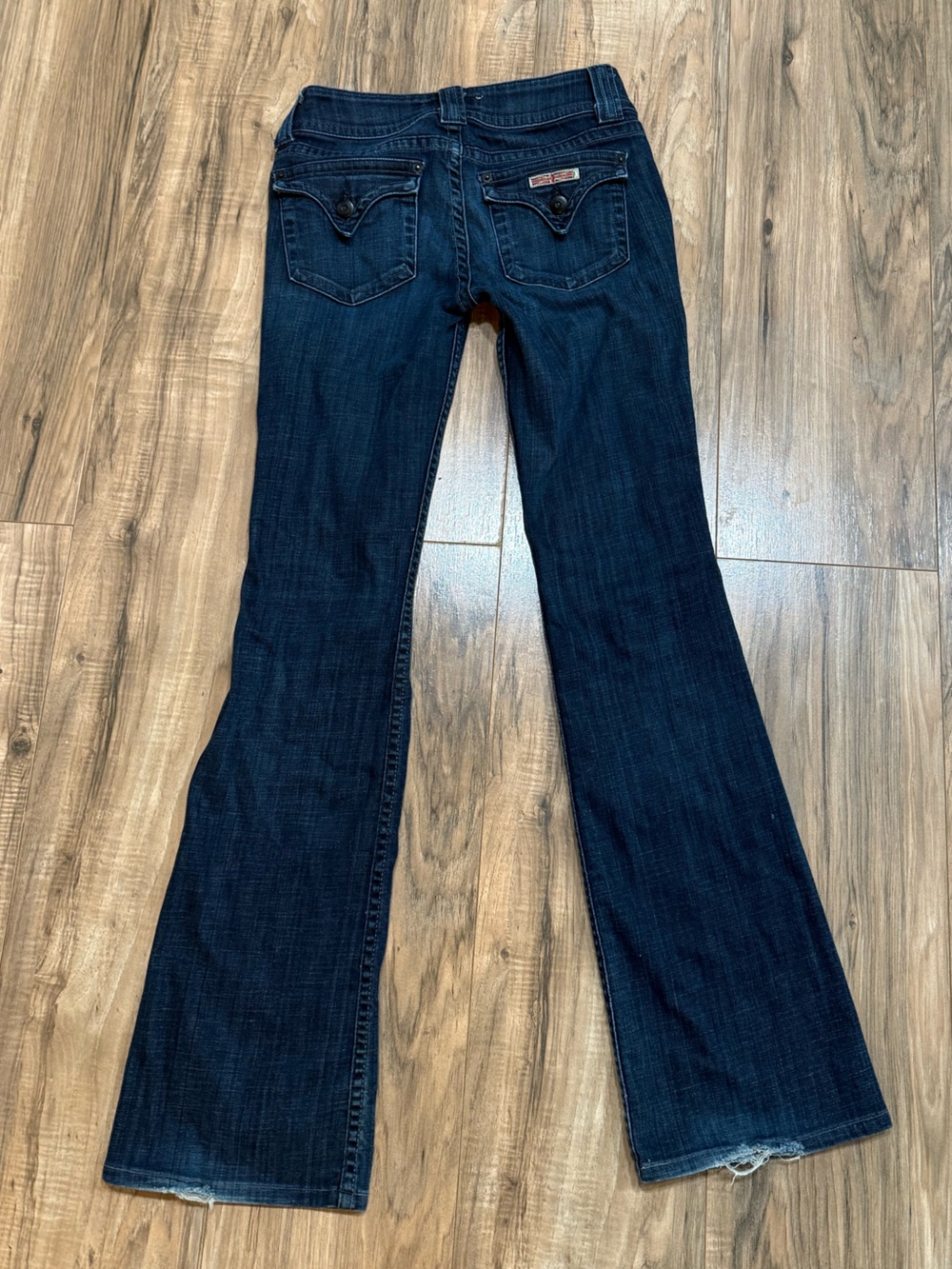 Y2K Hudson Women's Dark Blue Bootcut Jeans - Picture 3 of 8